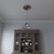 Ekena Millwork PVC Medallion (Canopies up to 7 1/2"), 13"OD x 3 1/2"ID x 1 1/4"P, Metallic Champagne Pink CMP13TRFCP - alternate 7